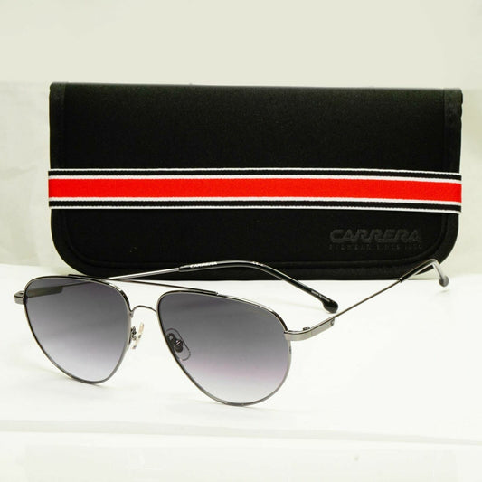 Carrera Sunglasses Gunmetal Grey Gradient Smoke Pilot Metal Mens 2014 T KJ19O
