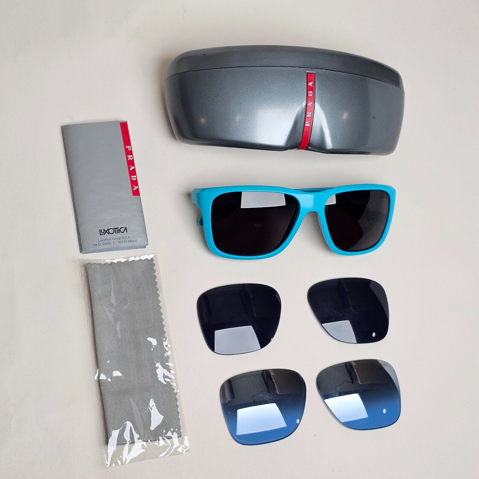 Prada Sunglasses 2012 Rare Turquoise Blue Black PS04OS SPS 04O DHB-2B2 170125