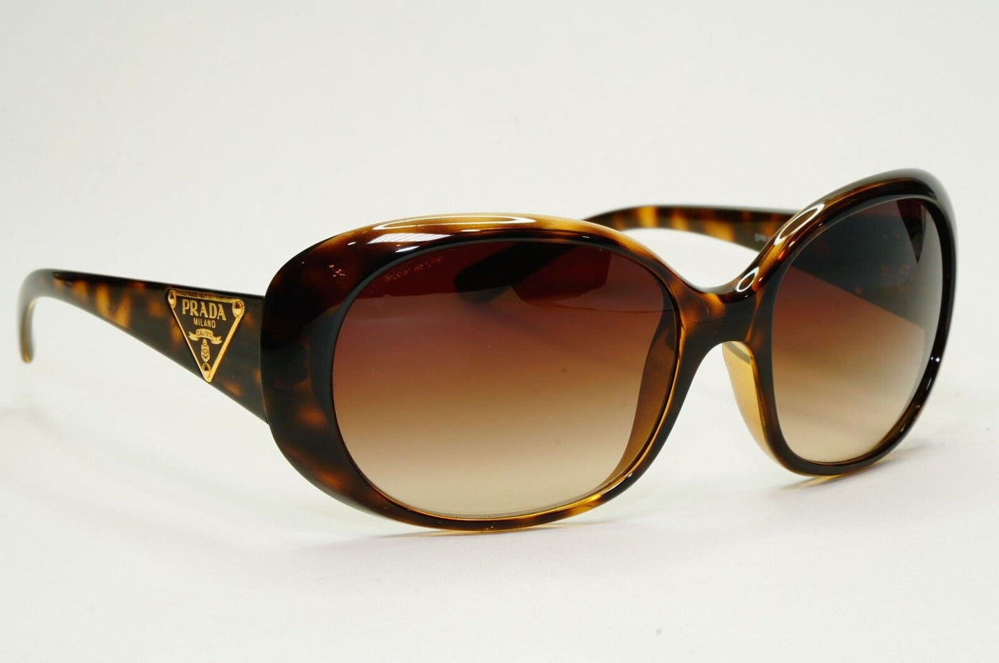Prada Sunglasses 2010 Vintage Triangle Brown Gold PR27LS SPR 27L 2AU-6S1 050824