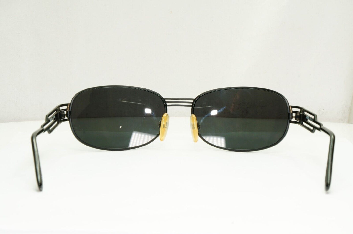 Versus 1996 by Gianni Versace Vintage Matte Black Sunglasses MOD F36 COL 028
