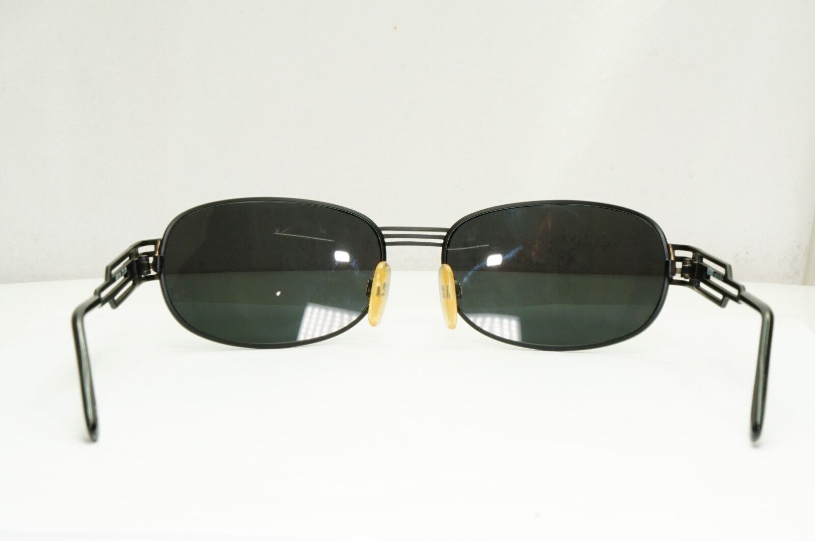 Versus 1996 by Gianni Versace Vintage Matte Black Sunglasses MOD F36 COL 028