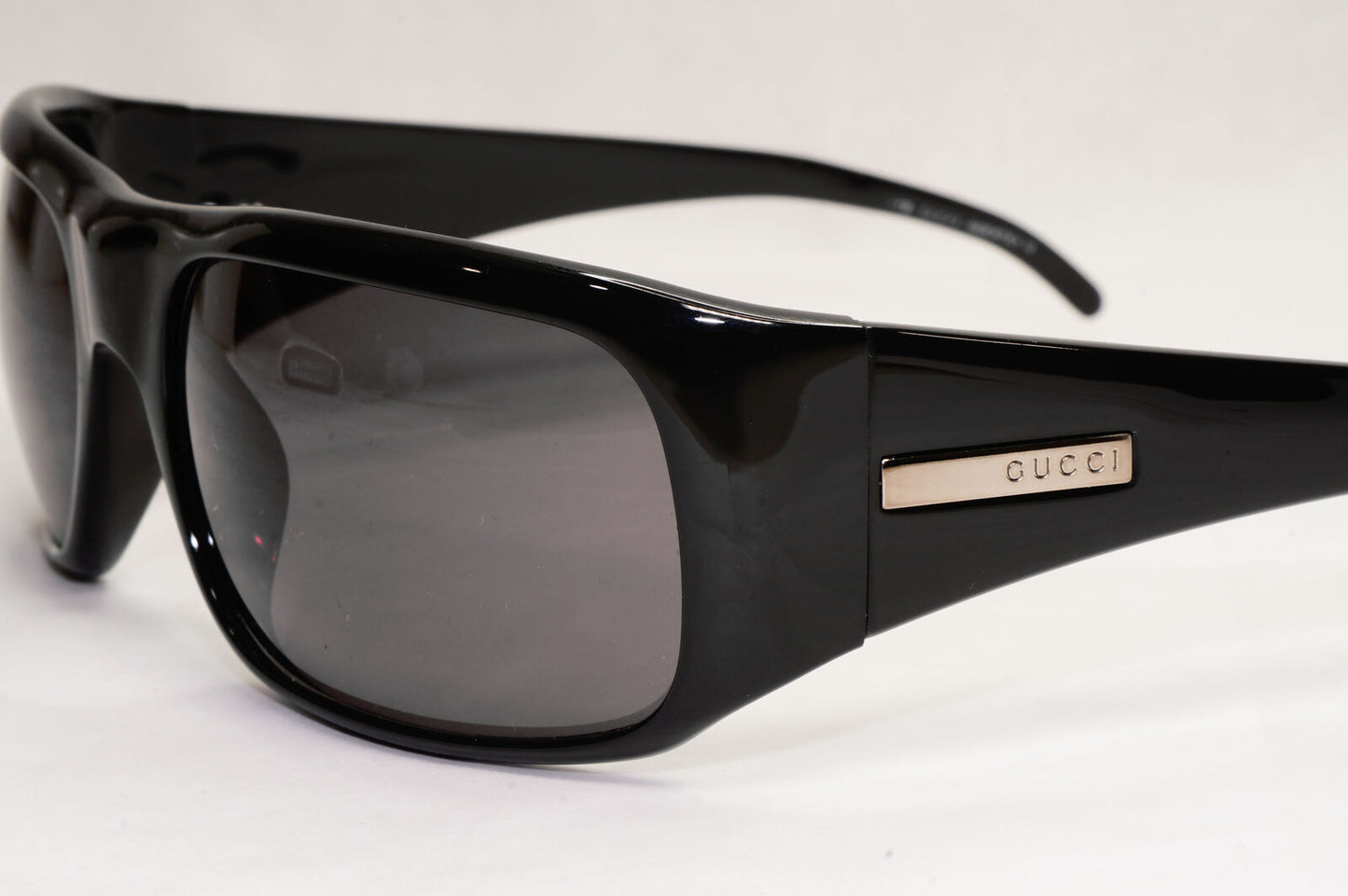 Gucci Sunglasses 1997 Black Vintage Wrap Retro Square GG 1430/N/S 584 130124