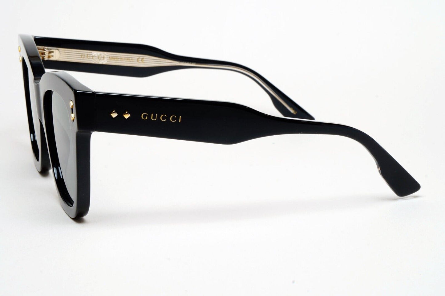 Gucci Sunglasses 2022 Black Oversized Square Large Glossy GG1082S 001 280125