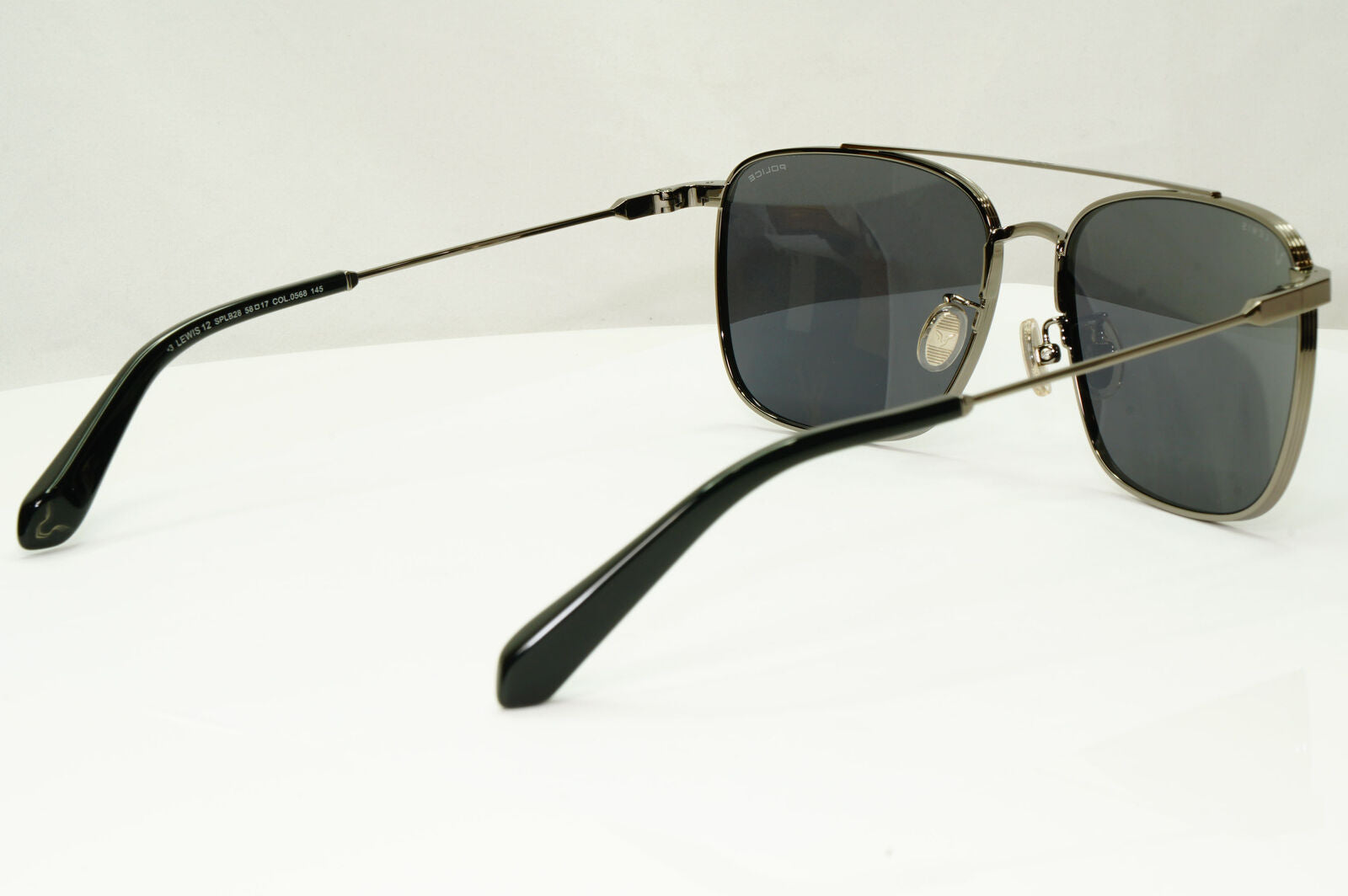 Police Lewis Hamilton F1 Sunglasses Gunmetal Ruthenium Grey SPL B28 COL 0568