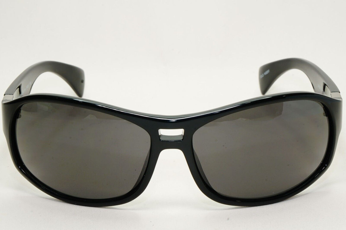 Calvin Klein Sunglasses 2005 Vintage Black Grey Wrap Retro 849S 090 121124