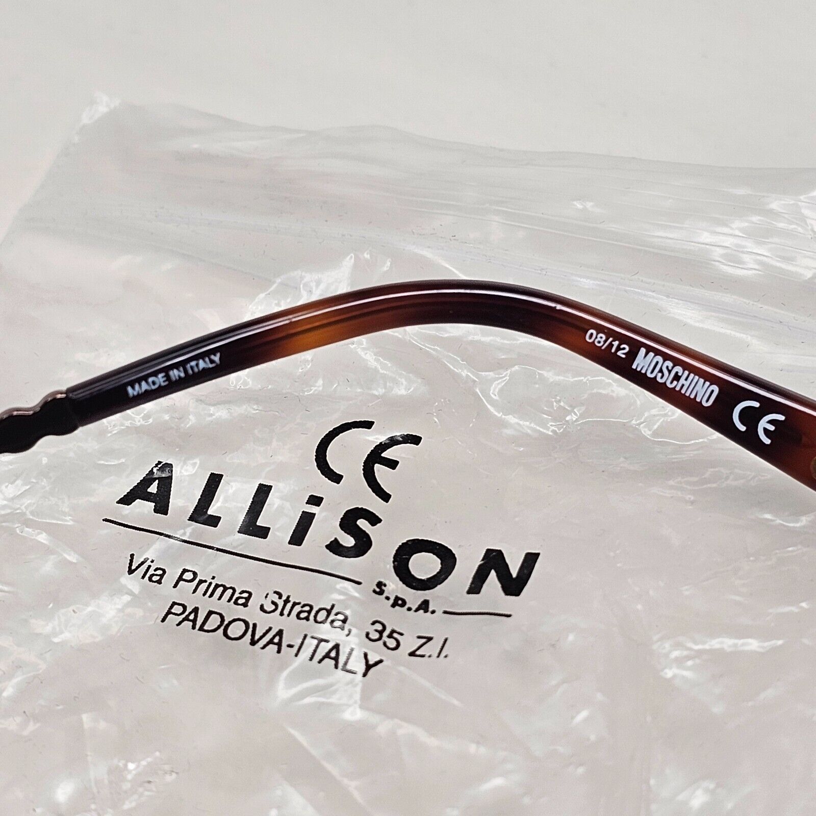 Moschino Sunglasses 2005 Vintage Brown Bronze Oval Heart MO574 02 101124