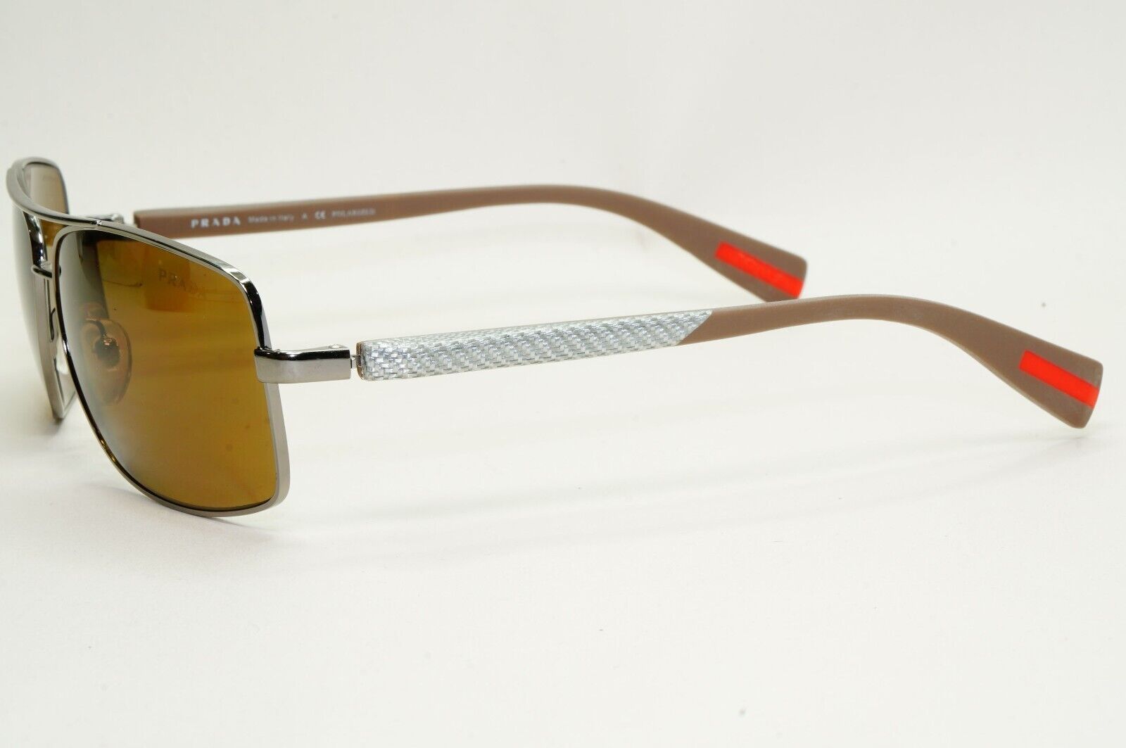 Prada Sunglasses 2013 Polarised Carbon Fibre Brown PS50OS SPS 50O 5AV-5Y1 260724