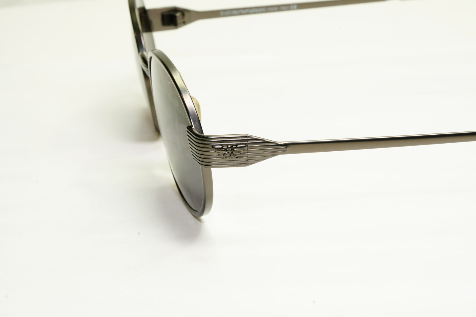 Emporio Armani 1997 Vintage Sunglasses Mens Womens Gunmetal Eagle 055 905/26