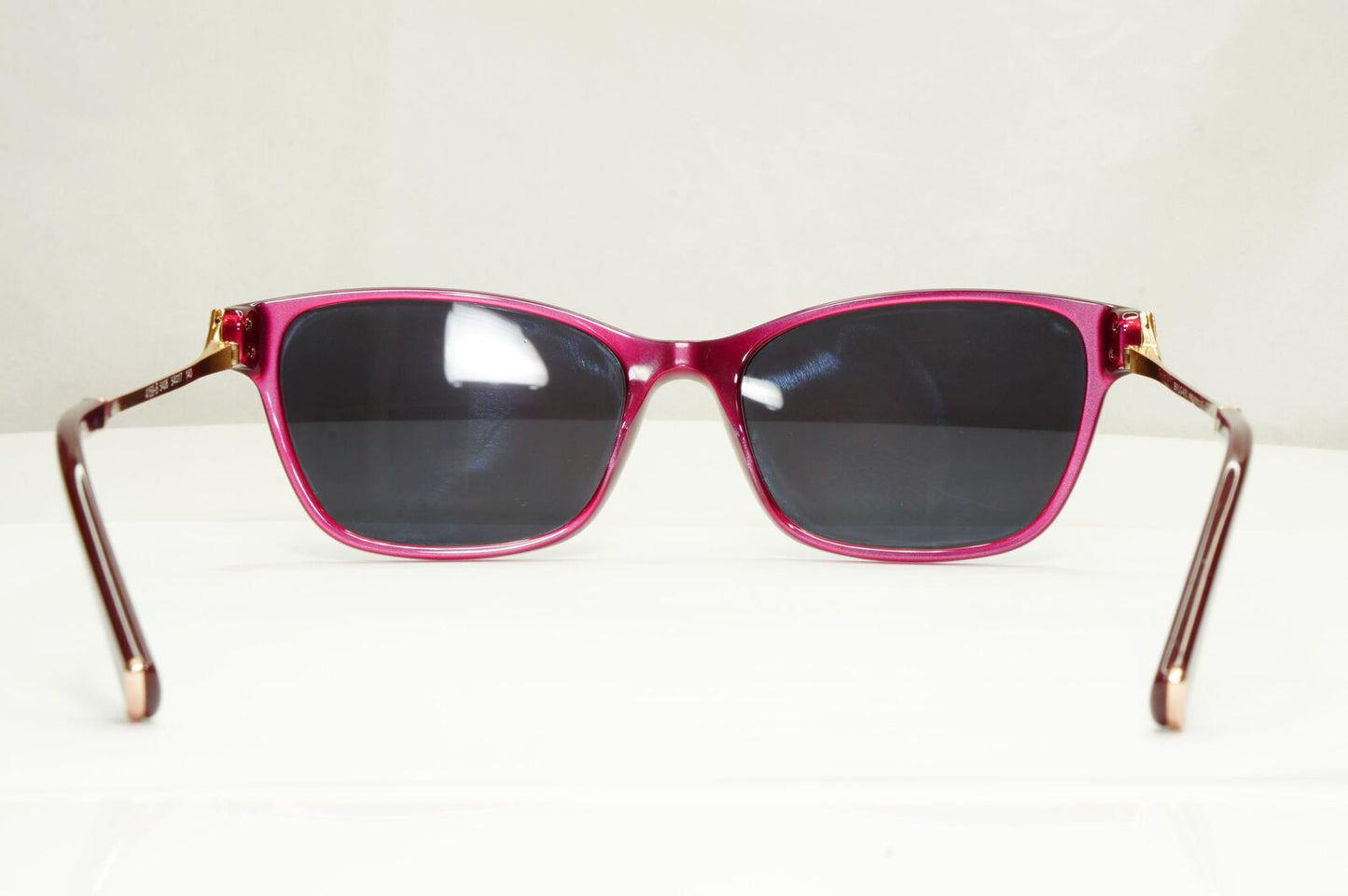 Bvlgari Sunglasses Purple Burgundy Gold Diamante Crystal 4159-B 5426 250123