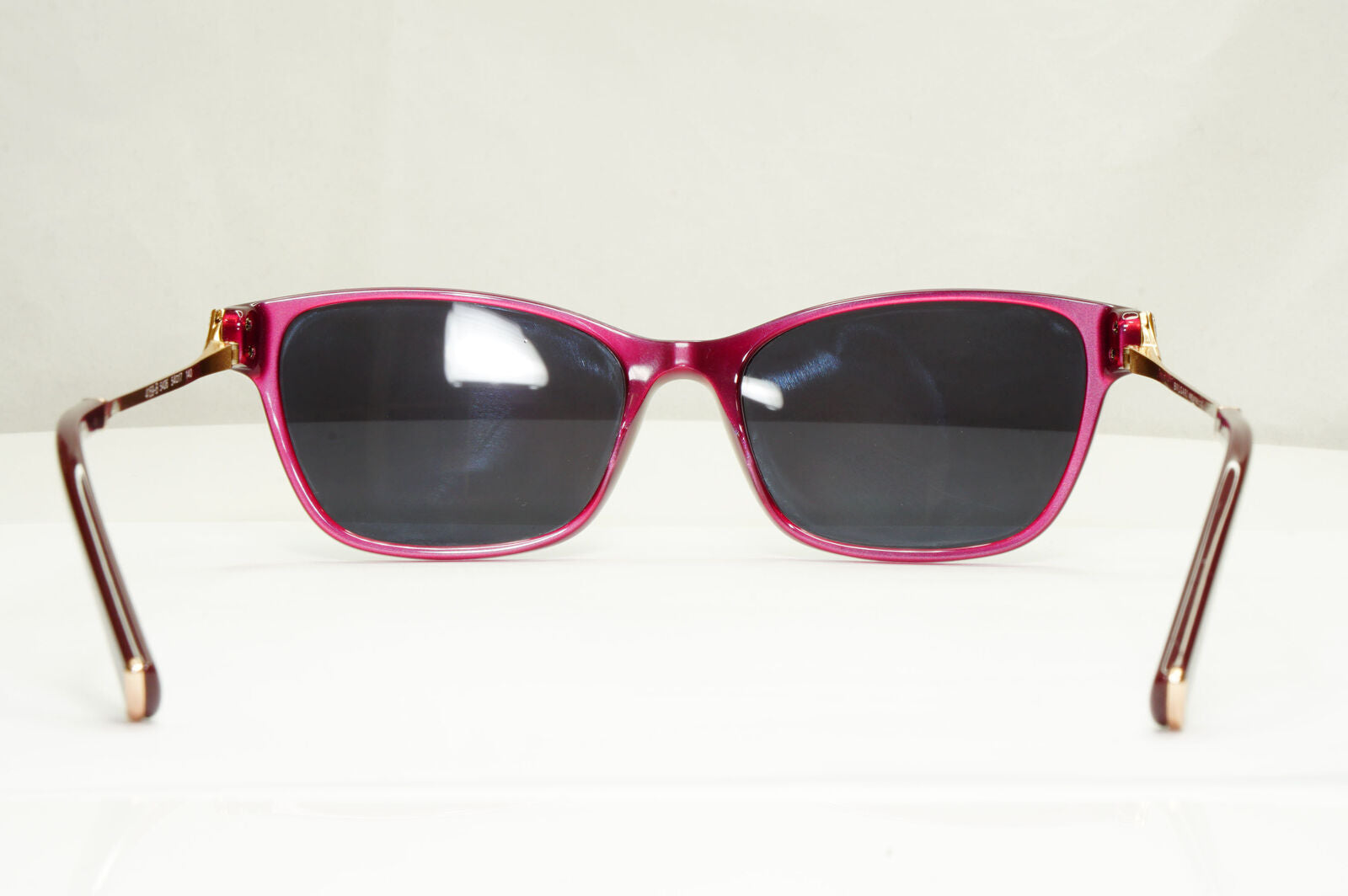 Bvlgari Sunglasses Purple Burgundy Gold Diamante Crystal 4159-B 5426 250123