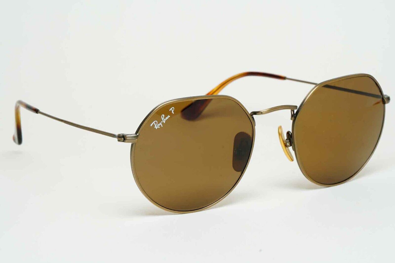 Ray-Ban Sunglasses Jack Titanium Polarised Bronze Brown RB 8165 9207/57 53mm