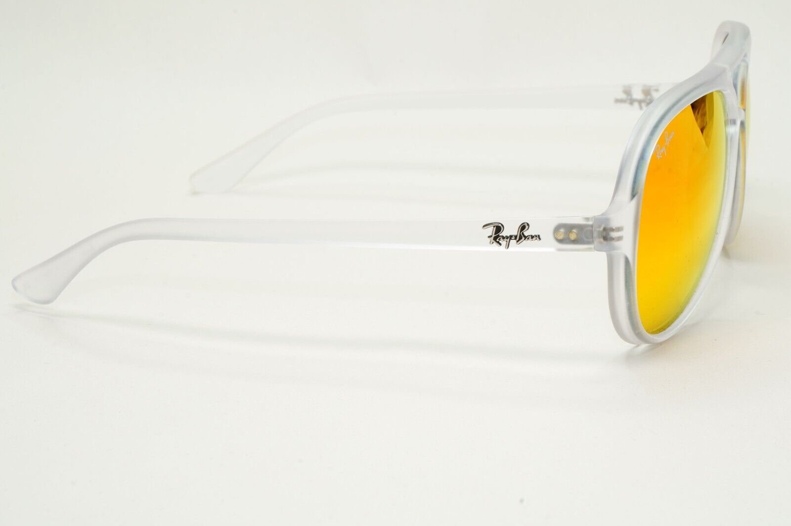 Ray-Ban Sunglasses 2010 Vintage CATS 5000 Transparent Orange RB 4125 646/69 59mm