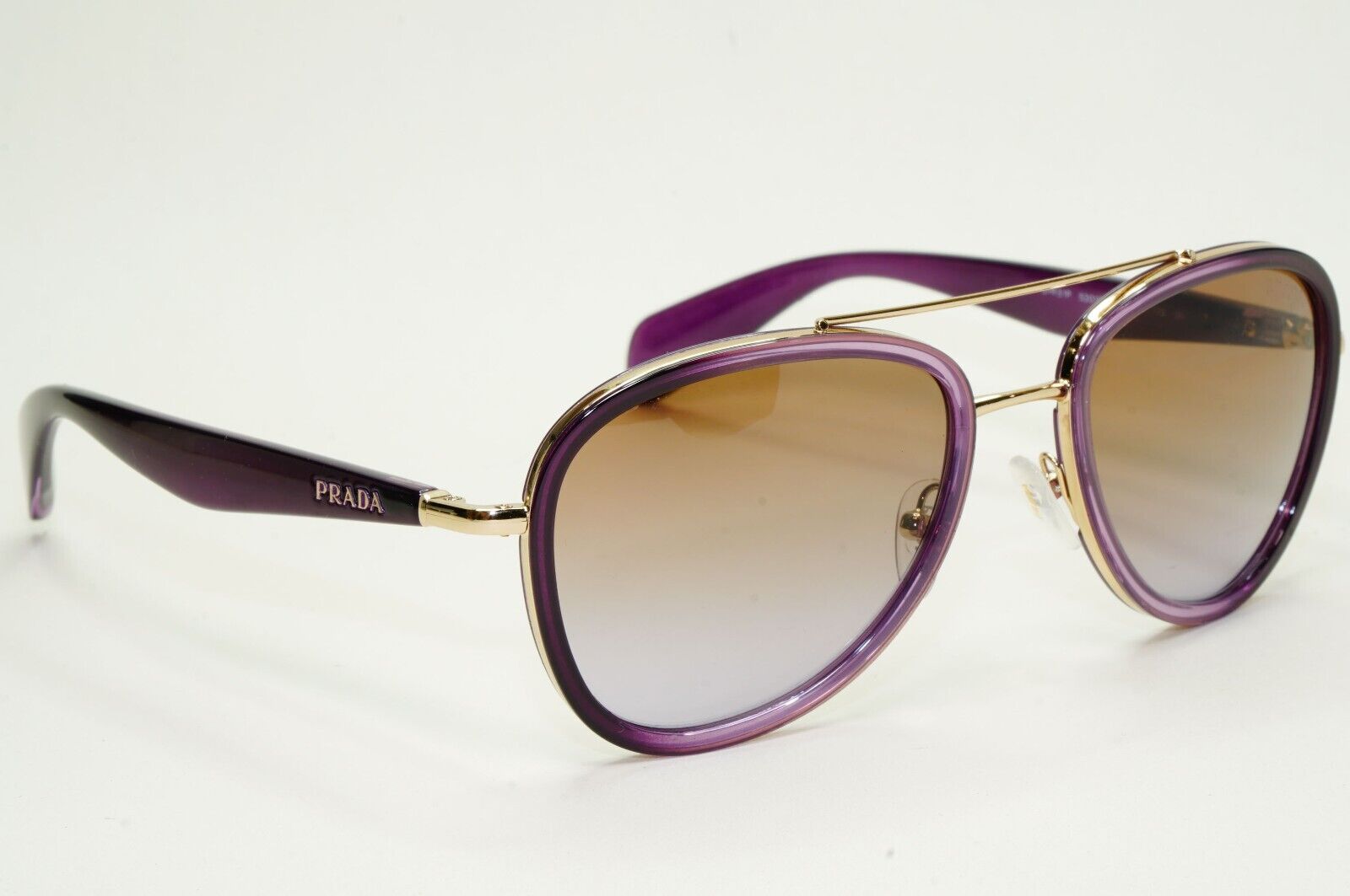 Prada Sunglasses 2012 Vintage Gold Purple Unisex PR51PS SPR 51P ZVN-6P1 050824