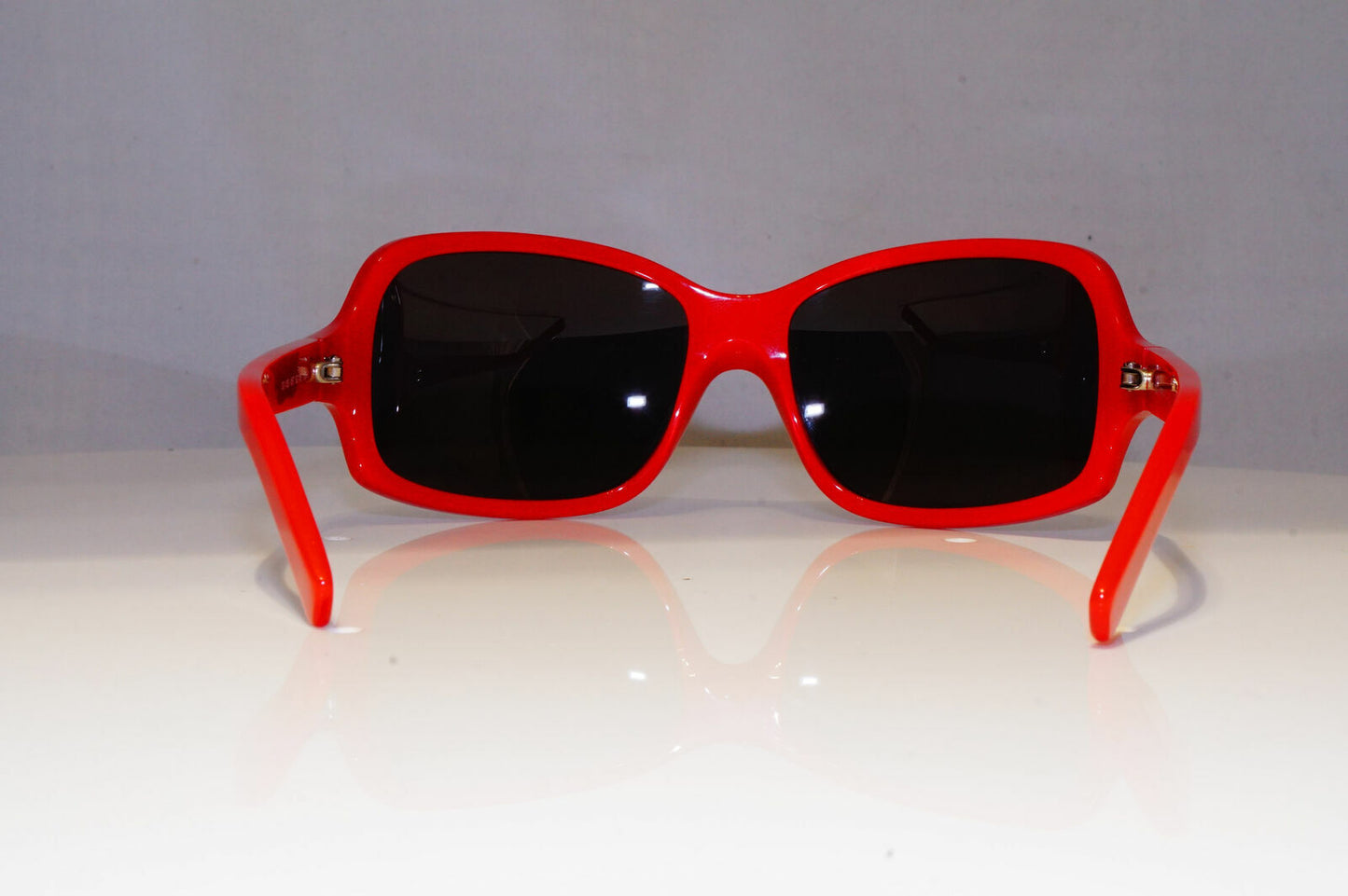 Authentic DOLCE & GABBANA Boxed Vintage Sunglasses Red Square DG 418 M57 25844