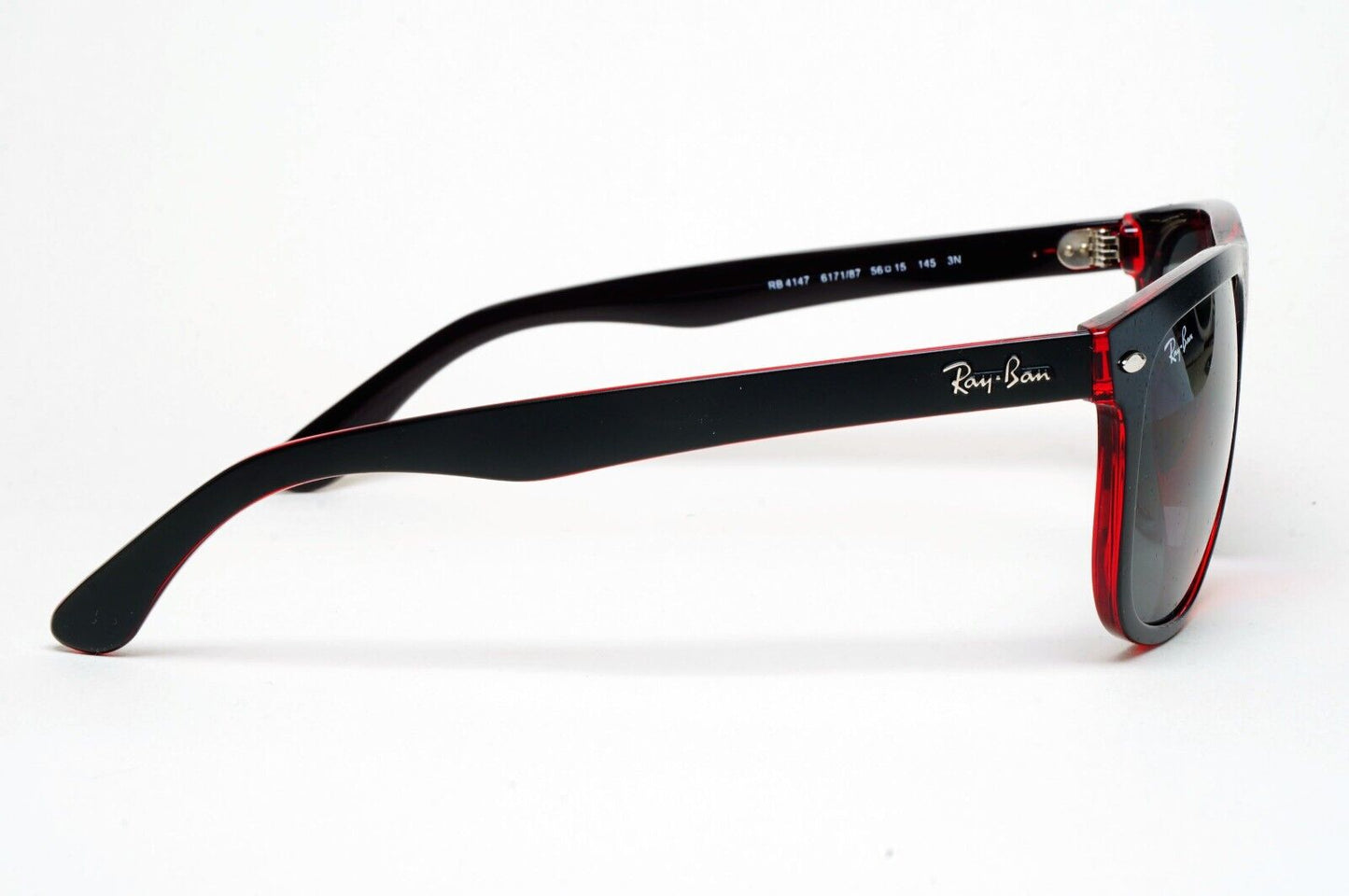 Ray-Ban Sunglasses Boyfriend Black Matte Square 6171/87 56mm