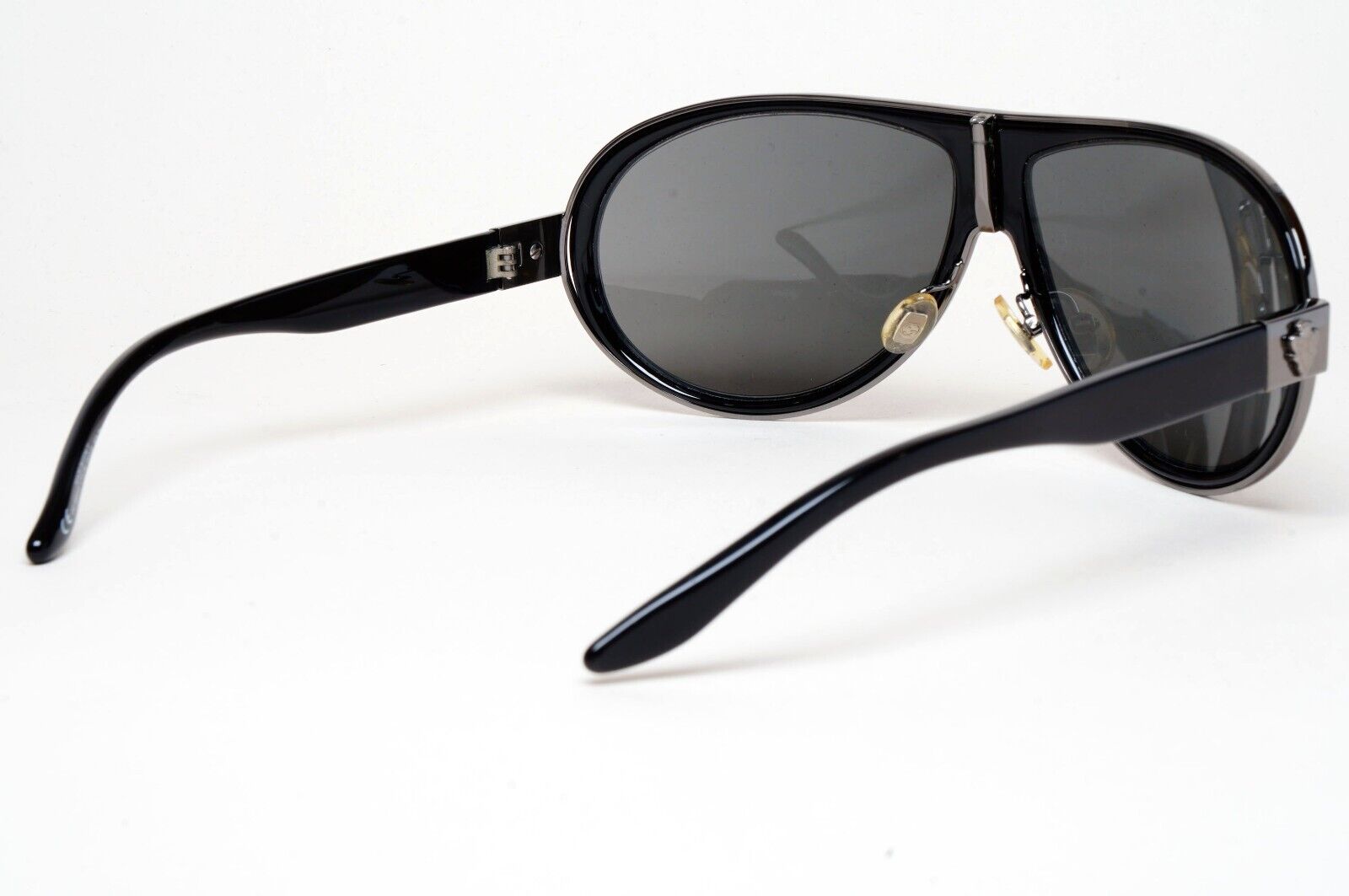 Gucci Sunglasses 2003 Vintage Black Pilot Grey Unisex GG 1890/S CVLP9 060125