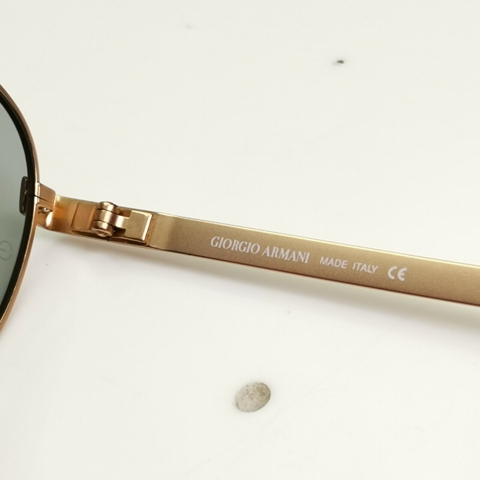 Authentic Giorgio Armani 1997 Vintage Sunglasses Gold Metal Men Women 644 925/41
