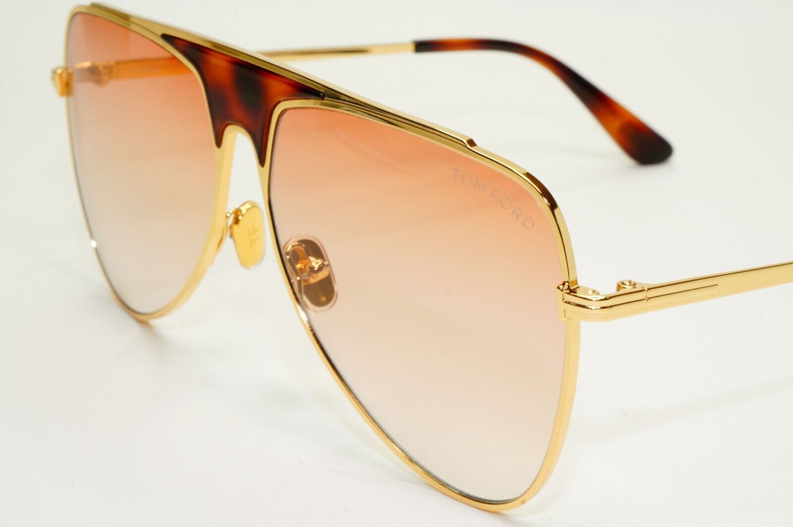 Tom Ford Sunglasses Ethan Gold Brown Gradient Metal Square FT0935 TF 935 30T