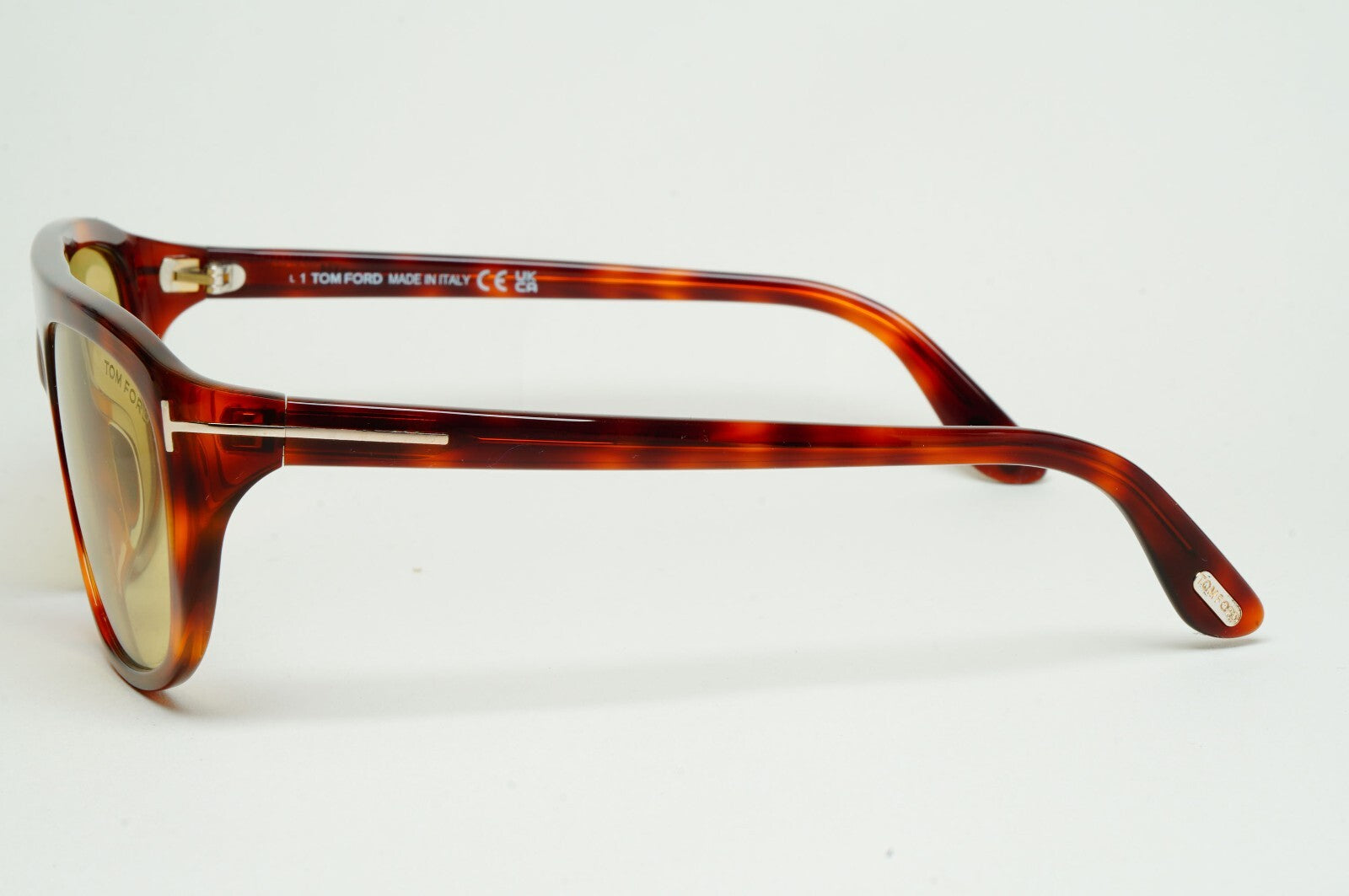 Tom Ford Sunglasses Edward-02 Photochromic Yellow Brown FT1002 TF 1002 53E