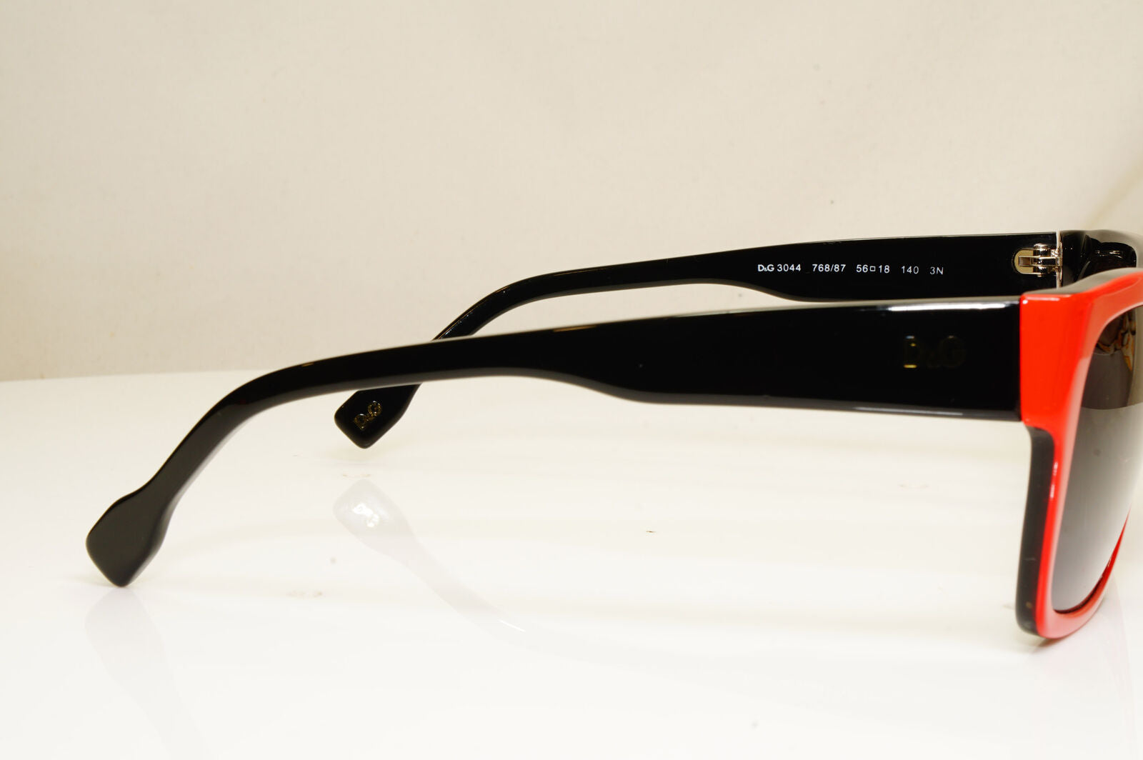 Dolce & Gabbana Sunglasses Red Black Mens Unisex Vintage D&G 3044 768/87 29563