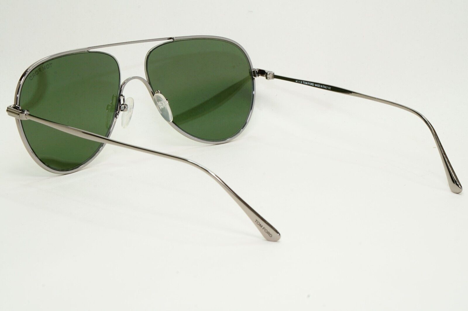 Tom Ford Sunglasses Anthony Gunmetal Green Metal Pilot FT0695 TF 695 14N 60mm