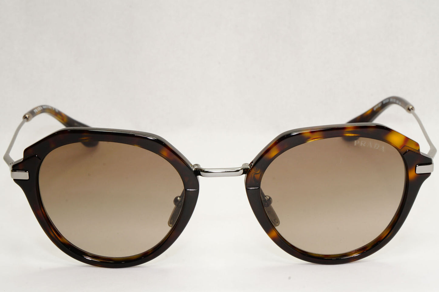 Prada Sunglasses Brown Tortoise Gradient Square PR05YS SPR 05Y 2AU-1X1 50mm