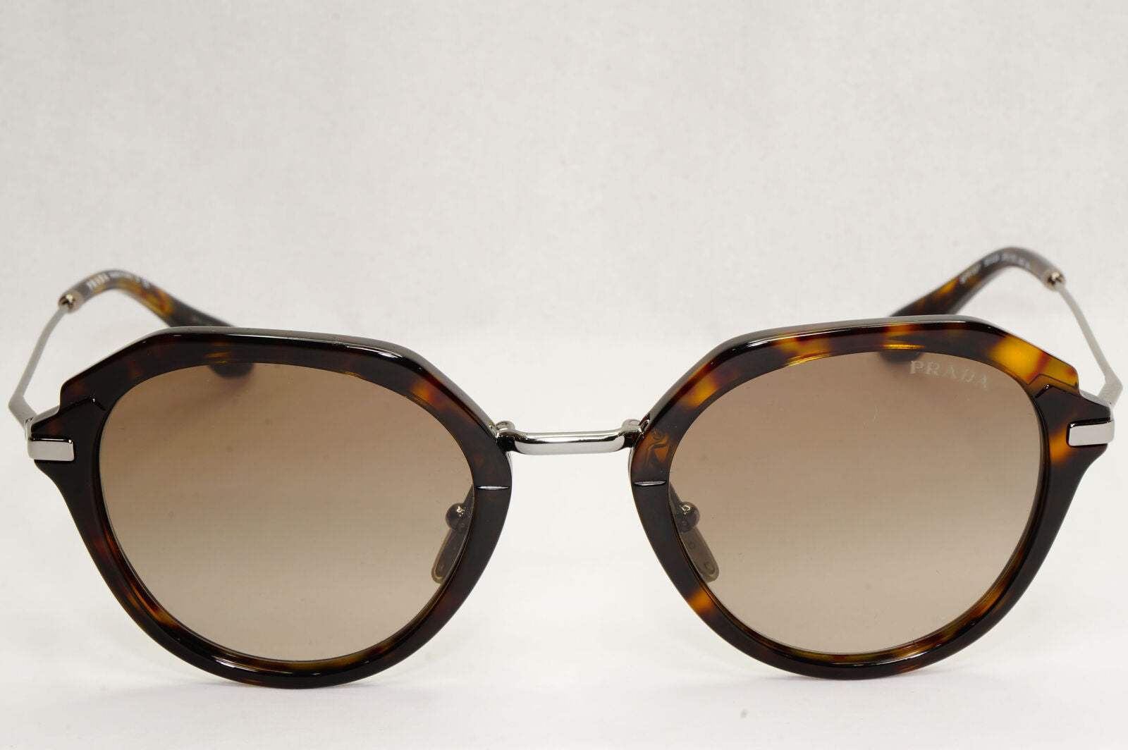 Prada Sunglasses Brown Tortoise Gradient Square PR05YS SPR 05Y 2AU-1X1 50mm