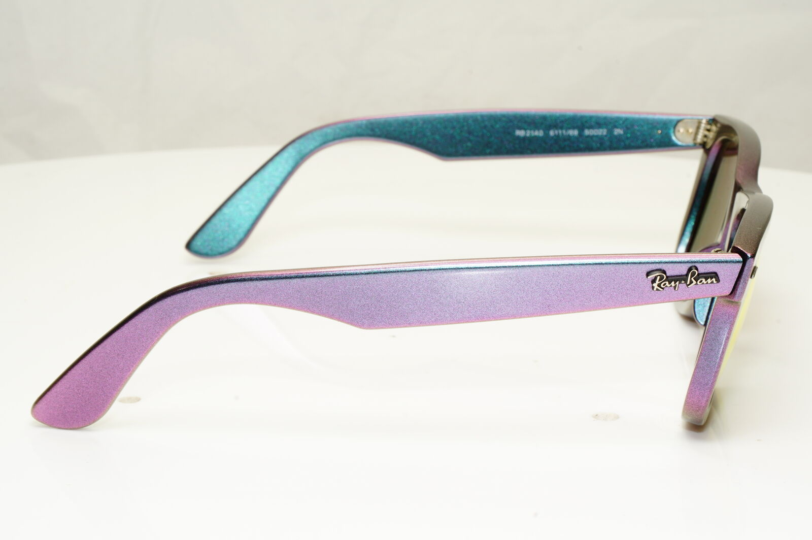 Authentic Ray-Ban Wayfarer Cosmo Mars Mirror Rare Sunglasses RB 2140 6111/69