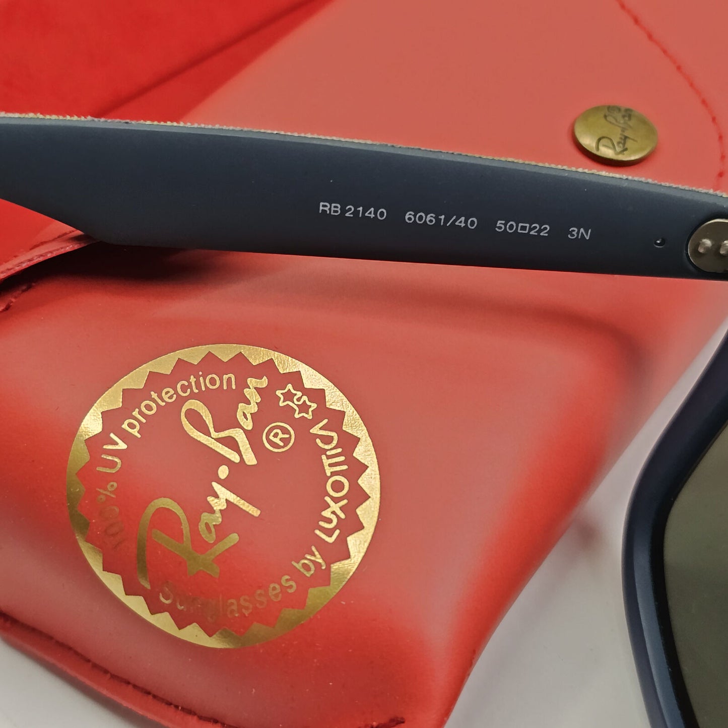 Ray-Ban Sunglasses Wayfarer Camoflauge Blue Silver Grey Mirror RB 2140 6061/40