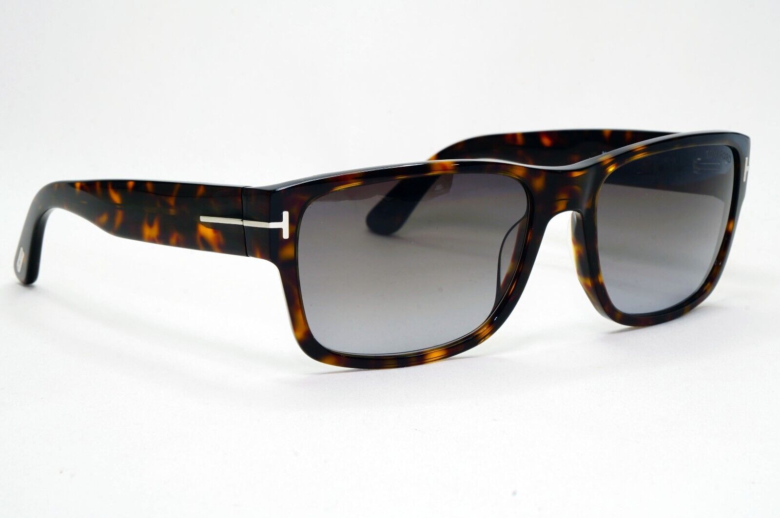 Tom Ford Sunglasses Mason Brown Tortoiseshell Grey Square FT0445 TF 445 52B 58mm