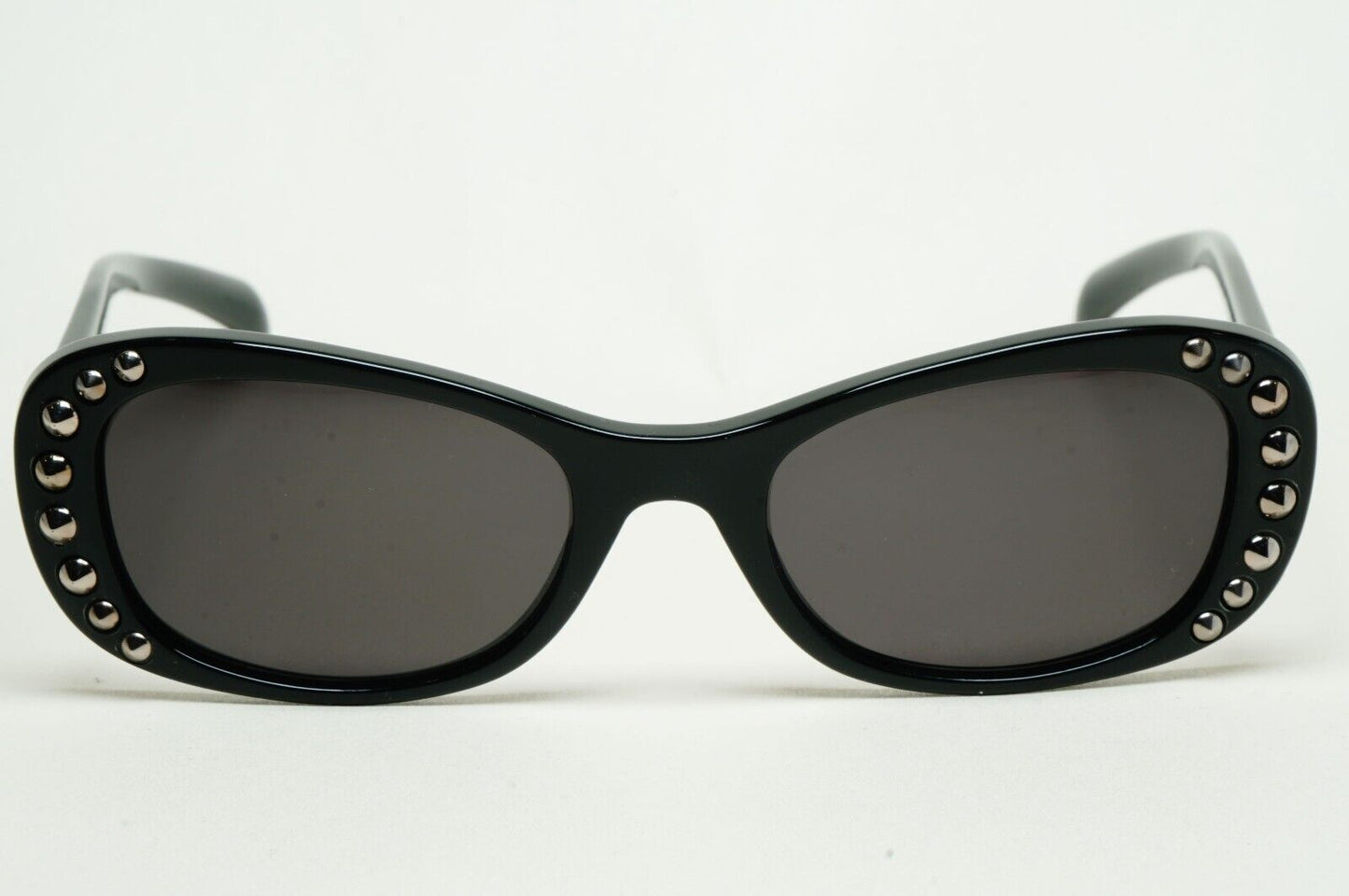 Prada Sunglasses 2014 Studded Black Glossy PR21RV VPR 21R 1AB-1O1 51mm 231124