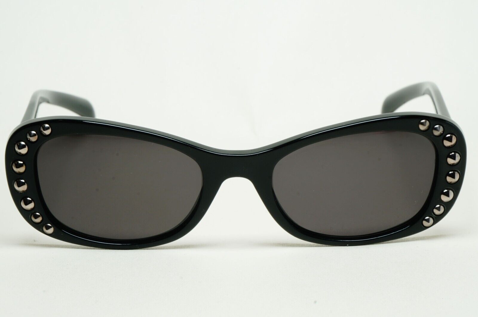 Prada Sunglasses 2014 Studded Black Glossy PR21RV VPR 21R 1AB-1O1 51mm 231124