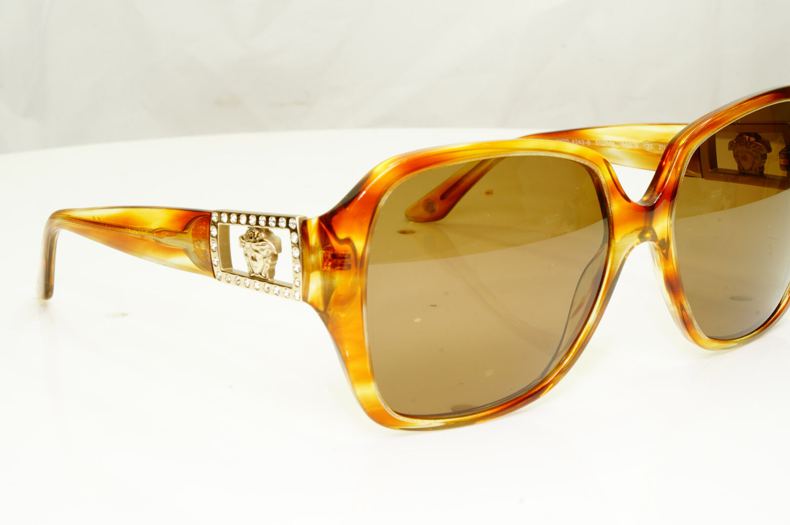 Authentic Versace Womens Vintage Sunglasses Brown 4242 Medusa 5027/2L 33778