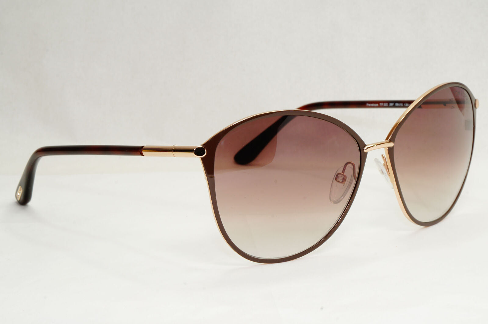 Tom Ford Sunglasses Penelope Gold Brown Gradient FT0320 TF 320 28F 59mm