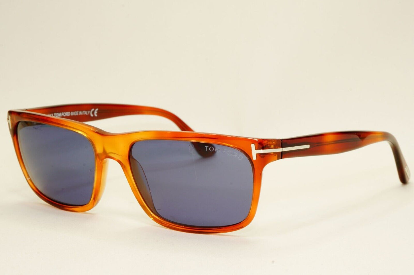 Tom Ford Sunglasses Hugh Brown Havana Square Gold FT0337 TF 337 52B 55mm