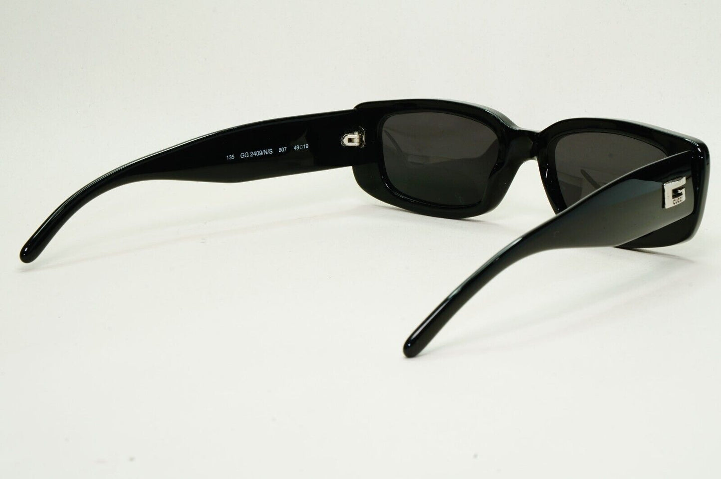 Gucci Sunglasses 1996 Vintage Black Square Retro GG 2409/N/S 807 49mm 250924