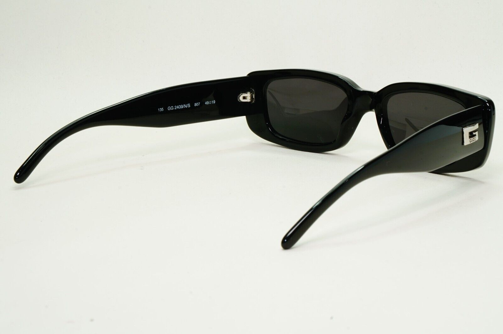 Gucci Sunglasses 1996 Vintage Black Square Retro GG 2409/N/S 807 49mm 250924