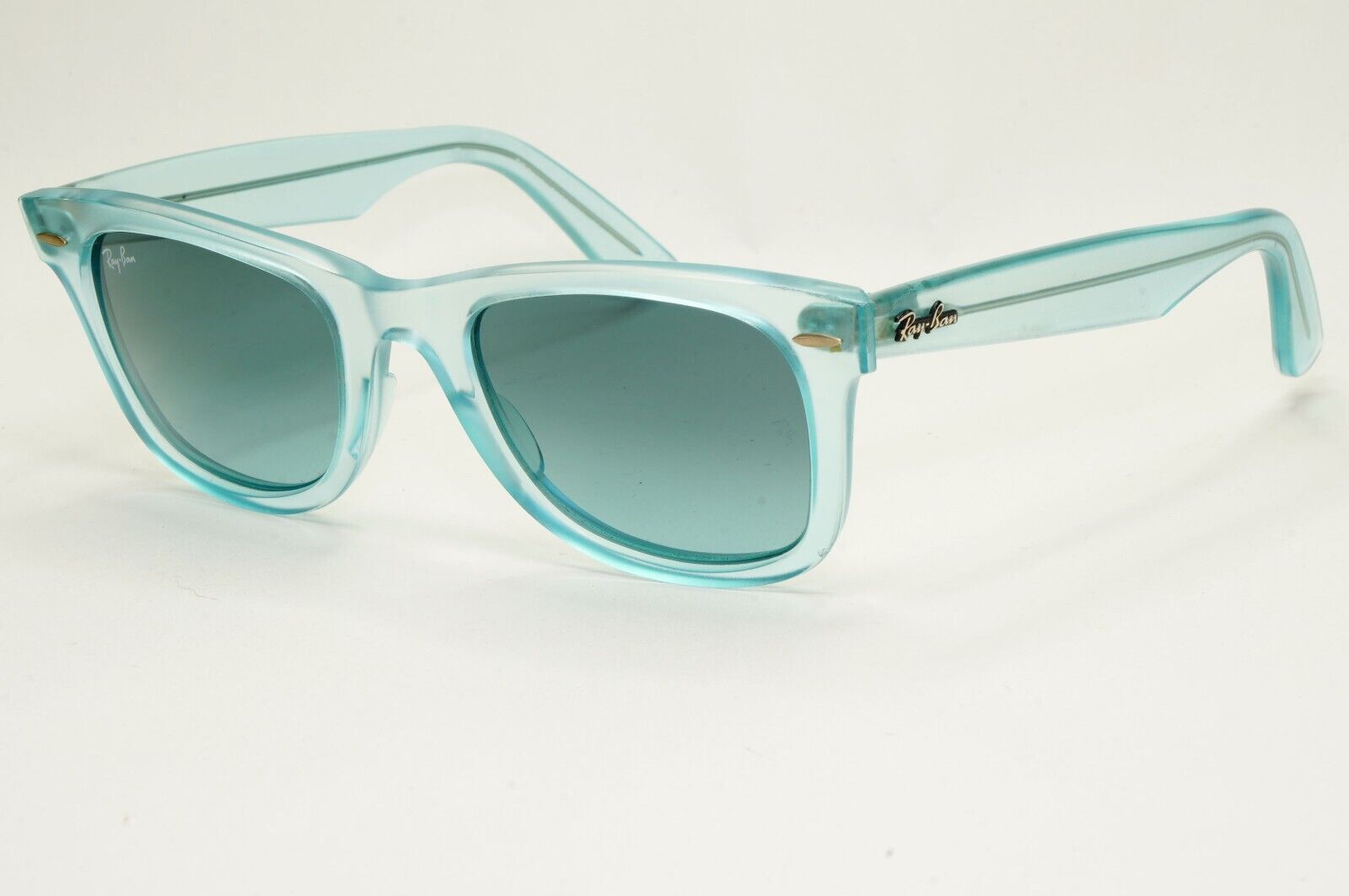 Ray-Ban Sunglasses Wayfarer Ice Pop Blue Transparent RB 2140  6055/4M 051124