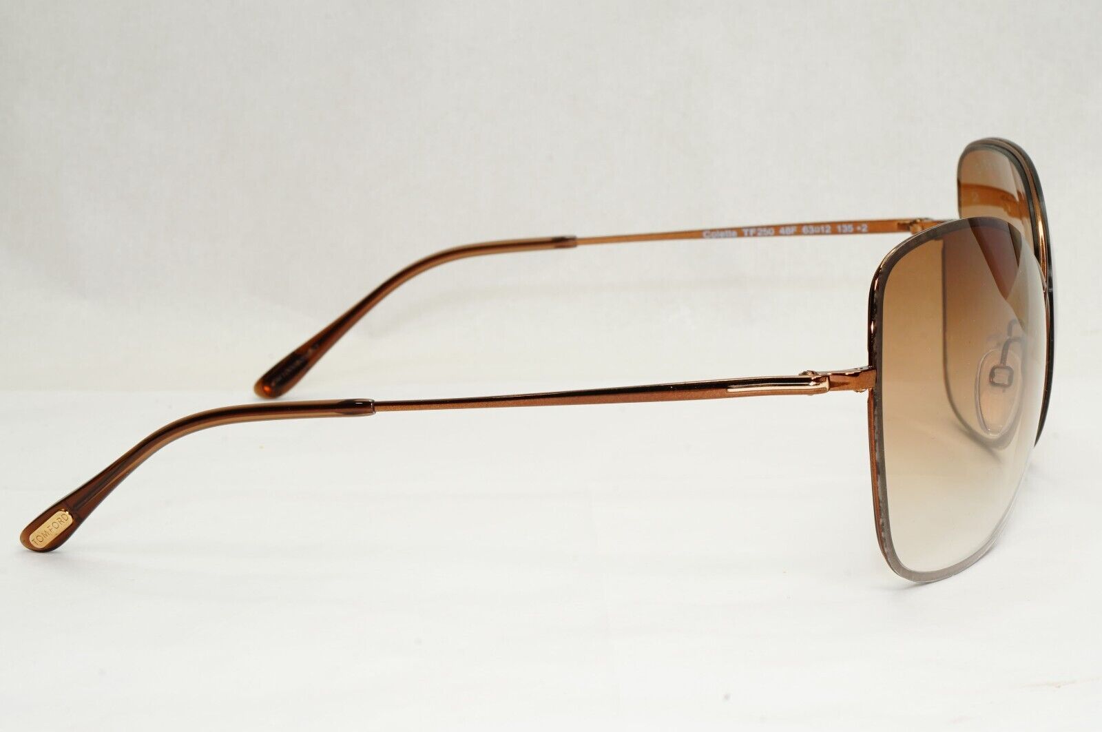 Tom Ford Sunglasses Colette Brown Gradient Bronze FT0250 TF 250 48F 63mm [A]