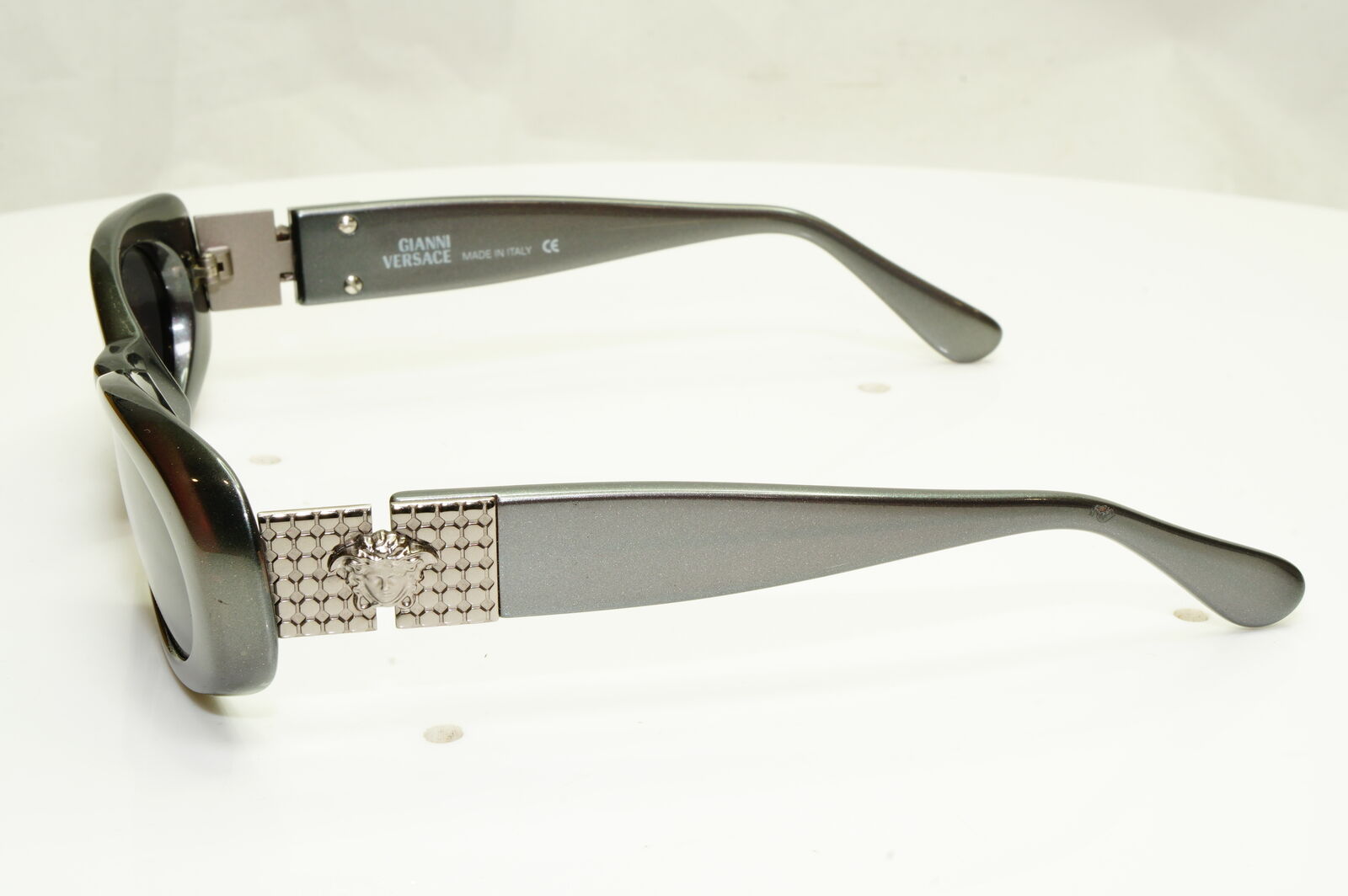 Gianni Versace 1996 Womens Vintage Medusa Sunglasses Grey MOD 248/M COL 340