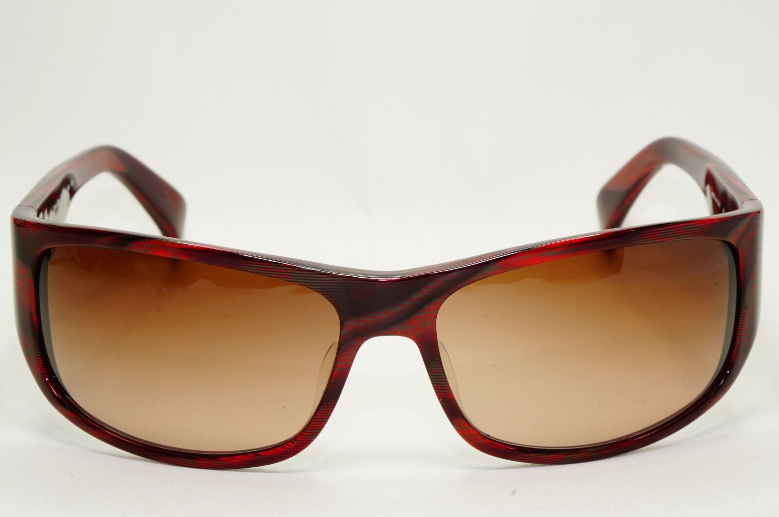 Calvin Klein Sunglasses 2005 Vintage Bordo Brown Red Wrap 830S 039 121124