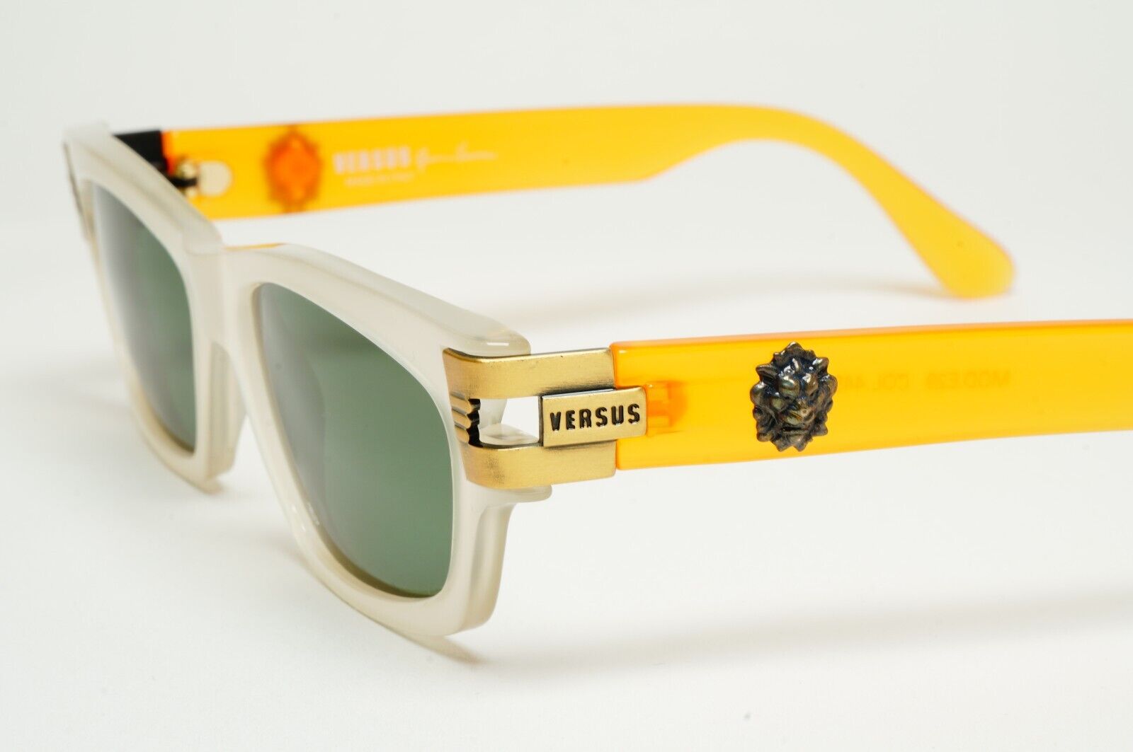 Versus Sunglasses 1996 by Gianni Versace Vintage Honey Lion MOD E29 COL 445