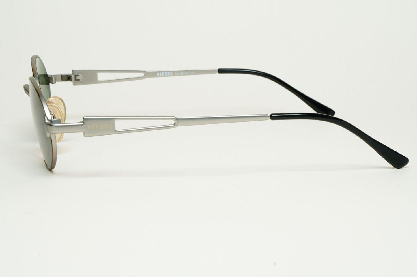 Versus Sunglasses 1996 by Gianni Versace Vintage Silver Green MOD R11 COL 27M