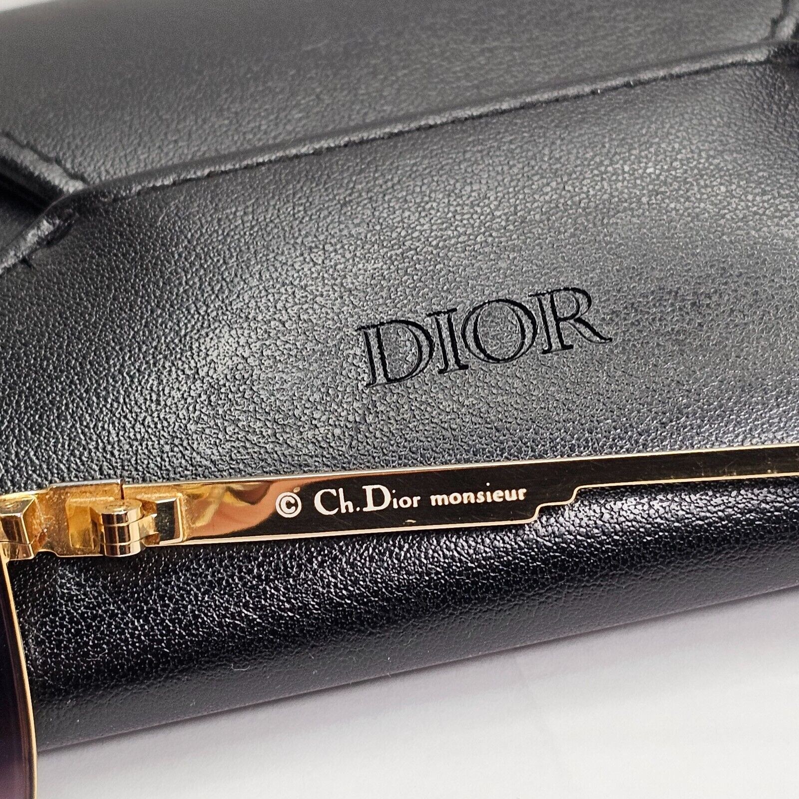 Dior Monsieur Sunglasses 1990s Vintage Japan Gold Brown Square 2380 42 270324