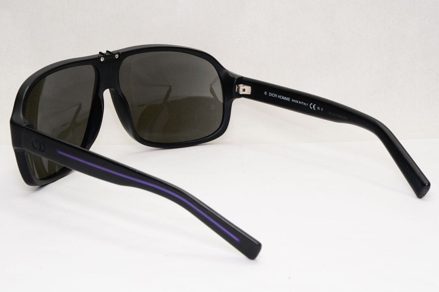Dior Sunglasses 2014 Vintage Pilot Square Black Tie 131S WRDNR 64mm 121223