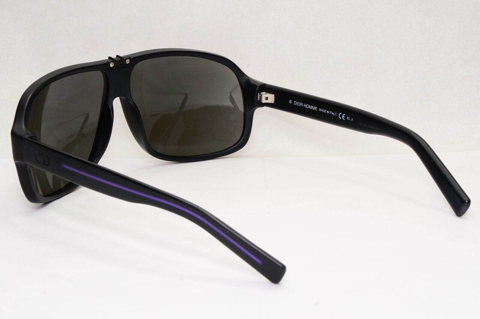 Dior Sunglasses 2014 Vintage Pilot Square Black Tie 131S WRDNR 64mm 121223