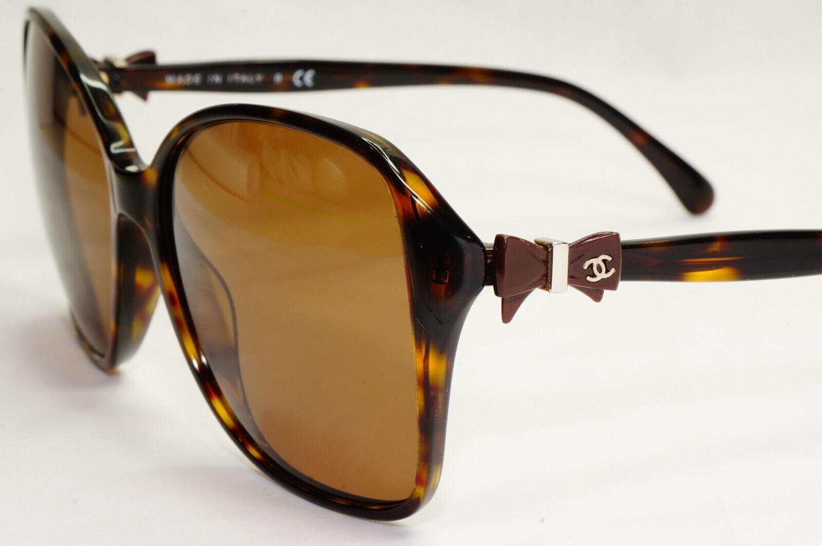 Chanel Sunglasses 2011 Vintage Brown Bows Square 5205 c.714/3B 180324