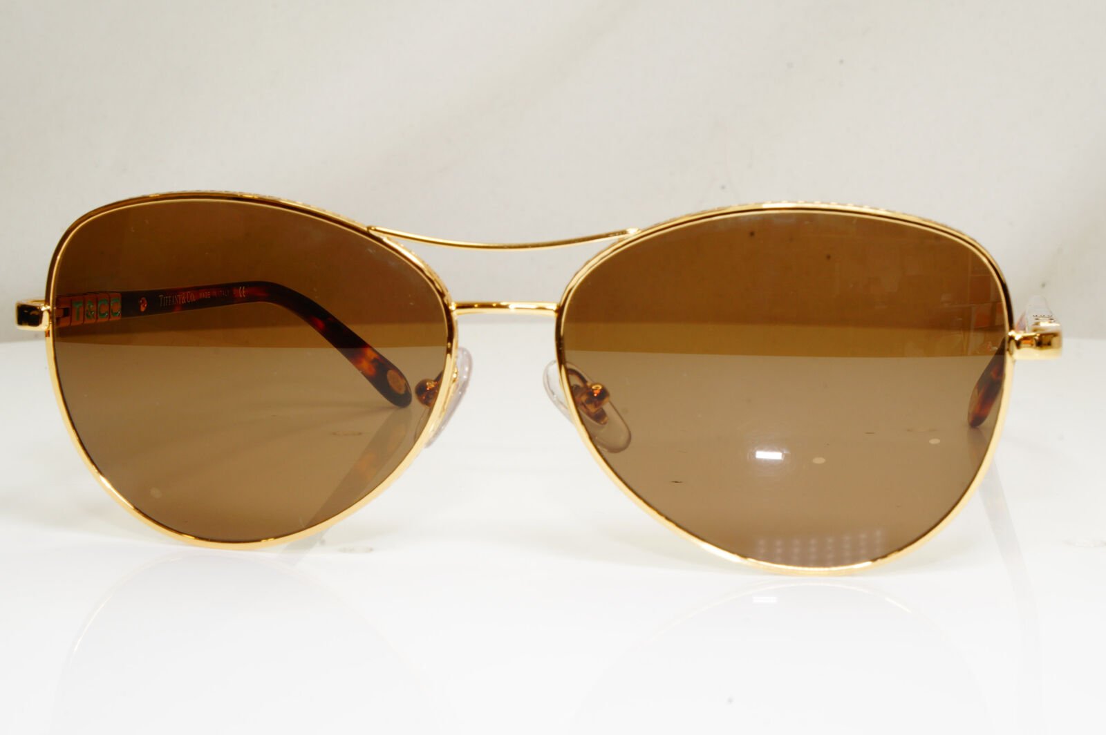 Authentic TIFFANY & CO Vintage Sunglasses Pilot LOVE TF 3041 6002/3B 29500