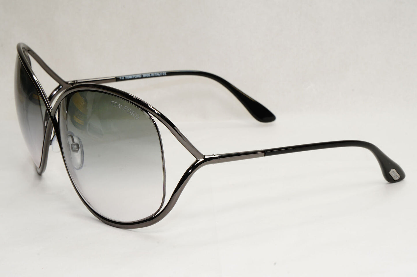Tom Ford Sunglasses Miranda Gunmetal Gradient Grey Smoke Metal FT0130 TF 130 08B