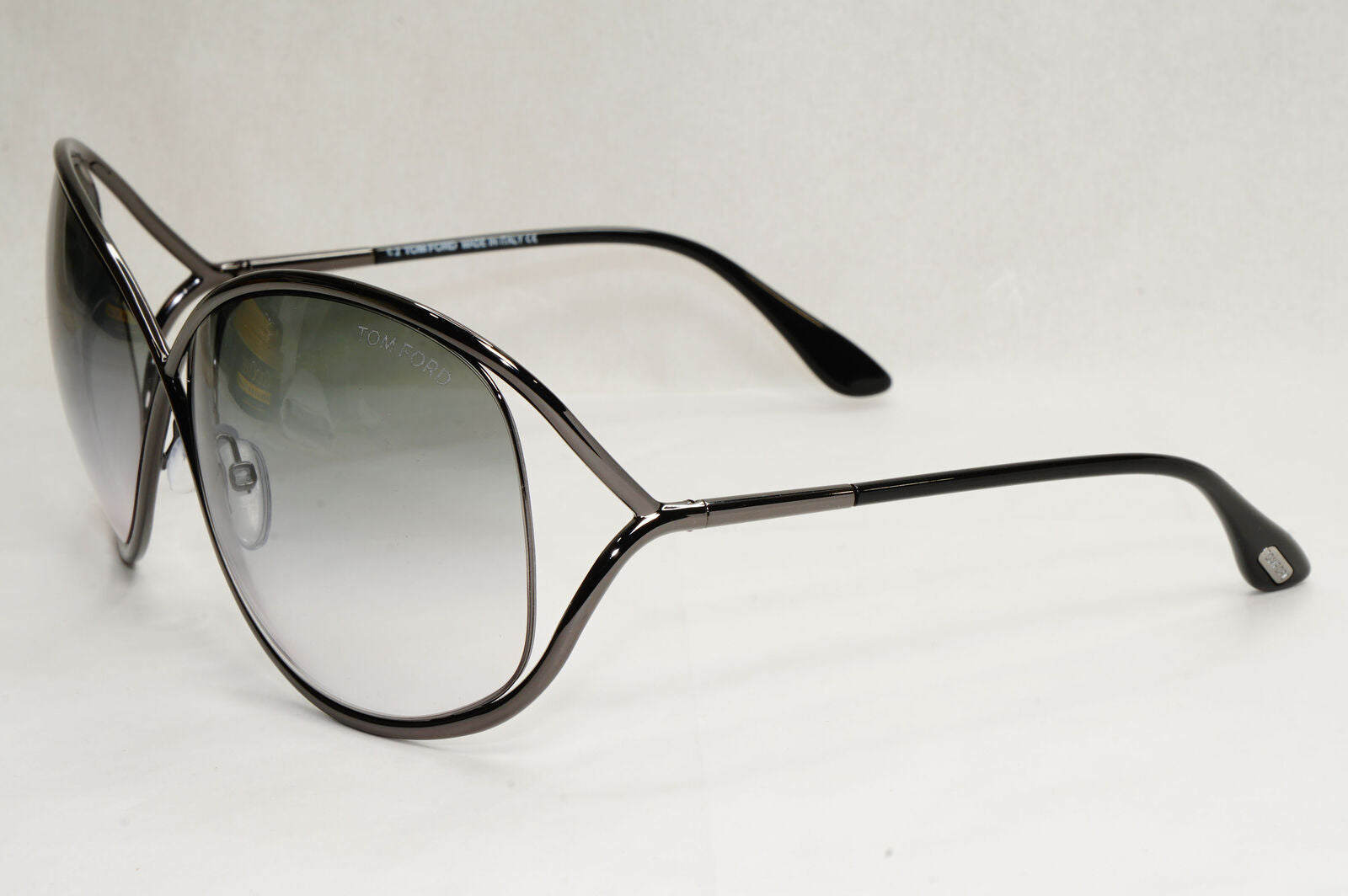 Tom Ford Sunglasses Miranda Gunmetal Gradient Grey Smoke Metal FT0130 TF 130 08B